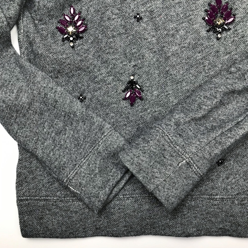 EUC Ann Taylor LOFT Embellished Sweatshirt - Picture 6 of 8
